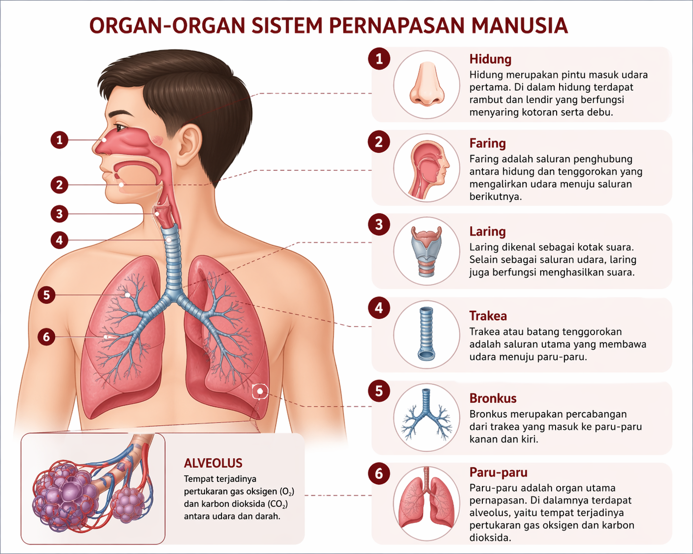 Ilustrasi Sistem Pernapasan